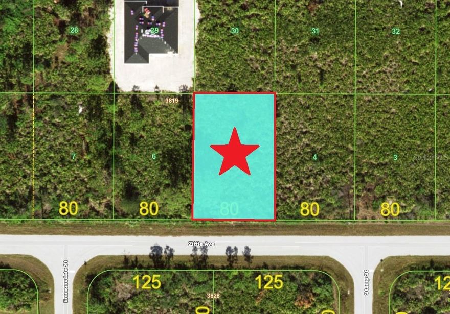 Beautiful lot in Port Charlotte Florida. This lot may qualify for up to 90% financing. Port Charlotte and the surrounding areas have seen major growth in the past few years and is convenient for those looking to commute to Sarasota or Fort Myers. In close proximity, the surrounding areas offer so many community highlights including a newer Water Park, Atlanta Braves Spring Training Stadium, shopping, dining and plenty of public parks. Here you are less than 15 minutes to Manasota Key Beach. Don't miss this one; Drive by and make your offer today!