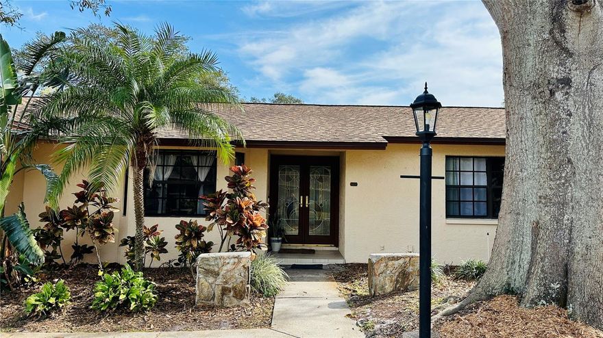 Short Sale. Short Sale. this home is being sold as a short sale and is subject to bank approval. Monterey Gardens is a beautiful, quiet, established community with mature landscaping in the heart of Clearwater just minutes from the beach. When entering this home you will be charmed by the vaulted ceilings, fireplace, wood beams and cedar accent wall. Fresh flooring was installed throughout the home to give it an updated feel for its new owners. Florida living at its finest with the abundant outdoor spaces and large screened in patio. Property boasts of a split bedroom layout and open floor plan. Laundry room off of kitchen with a small bonus room that can be used for storage or a home office. Roof and AC both replaced in 2019, water heater is 2023 along with all new exterior doors in 2020. This home has a clean four point inspection that was obtained prior to listing. Make this property your own slice of paradise. Schedule a showing today.