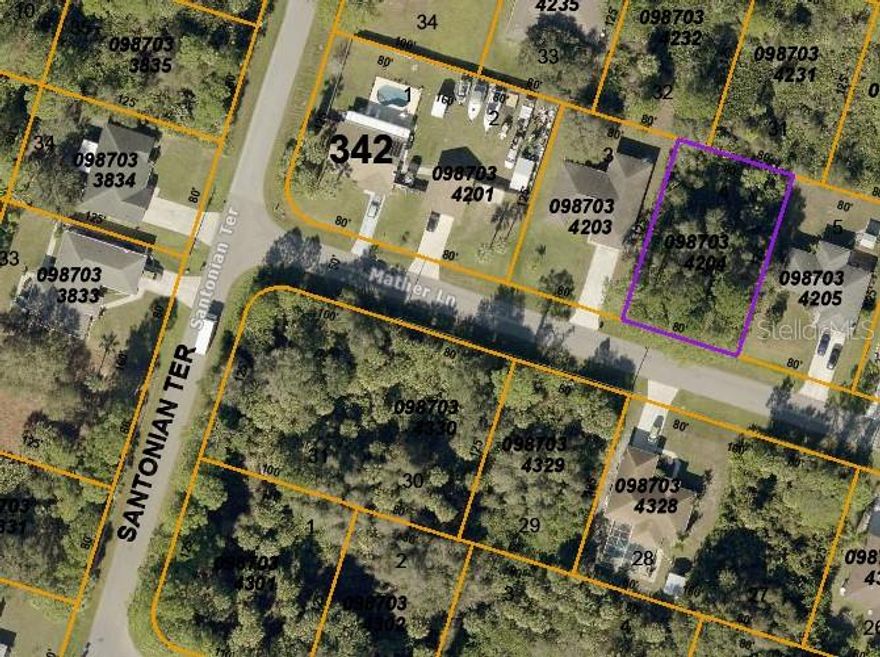 Wooded building lot in neighborhood of established homes. Located in the heart of North Port, an up and coming community with lots of room to roam .  Build you new home off the main street (Cranberry Blvd) in an area with quick access to shopping, city amenities, restaurants, health services, parks and schools.