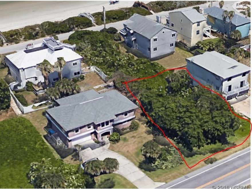 The lot can be purchased along with the lots on S. Atlantic to the east listed at $595,00.  see MLS 1037588 Combined you would have S. Atlantic to Turtlemound (50X200) which also includes the dune lots to build a private walkover. Makes for an amazing lot to build your dream beach home.; Cleared: No ;Water: Available at Site