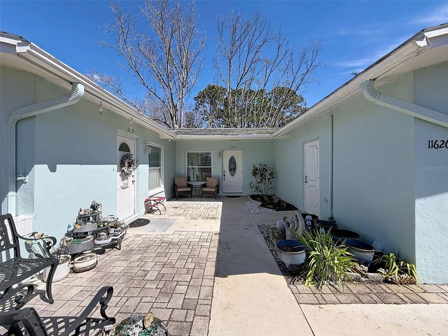 Check out this amazing single-story condo in a pet-friendly 55+ community with a gorgeous view of the canal and no rear neighbors!  You won't find a better deal than this.  Many updates, including easy to care for flooring, remodeled bathrooms, including new vanities, countertop, exhaust fans, medicine cabinet, new tankless water heater system, Nest AC/Heat thermostat, all new electrical outlets, new fingerprint/keypad/key door locks on entry and garage door, all interior doors replaced, freshly painted, and updated electrical panel.  A/C 2015 has been regularly maintained.  Condo fee includes grounds and building maintenance (including roof), cable (including Disney+, HBO, Peacock, Paramount+, DVR), internet, trash pickup, and outside pest control. Activities abound in this community, the clubhouse contains a fitness center, sauna, steam room, pool, jacuzzi, card game room, billiards hall, media room, and library. Dances and shows are often offered in the large auditorium and if that isn't enough, there are also tennis, pickleball, and shuffleboard courts, bocci ball, horseshoes, plus a golf course, what more could you ask for?! Don't miss out on the chance to be part of this active community and to make this home your own personal oasis!!  Furniture available for purchase separately.