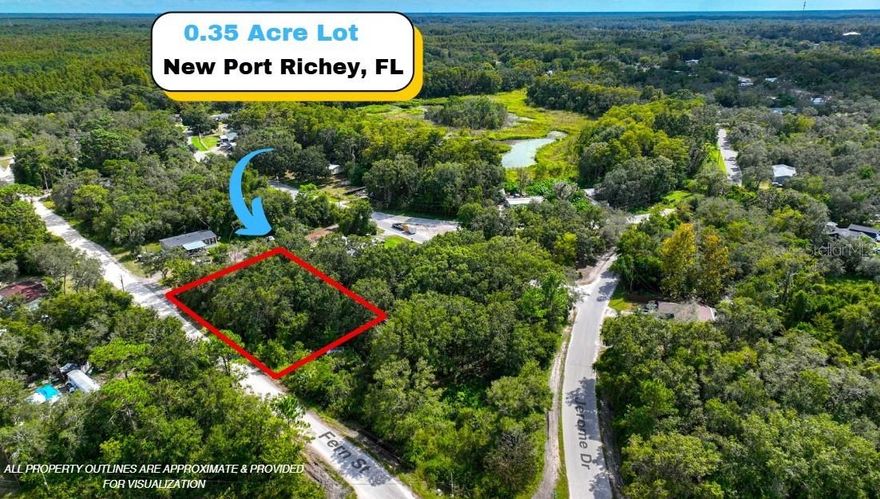 SELLER FINANCING AVAILABLE! Discover the potential of this 0.35-acre residential lot on Fern St in New Port Richey, Pasco County (34654). With road access, power lines available, and a clean environmental survey already completed, this property is ready for your vision. Enjoy the convenience of being just minutes from local schools, including Moon Lake Elementary, River Ridge Middle, and River Ridge High, while still tucked away in a quiet setting. A great opportunity to invest, build, or hold in one of Florida’s growing areas.