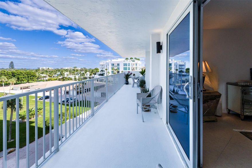 ****Creatively coined “Studio 54,” located at The Islander Club on Longboat Key Beach, this 2-bedroom, 2-bathroom condominium has an enormous lanai that brings the beautiful island breezes in all year long. Located in an upgraded and modern building directly on the beach,  this "pad" is fresh, light, bright and happening. The front of this condo faces east, overlooking the lush grounds and the Longboat Key Golf Course. View of Beach from Primary Bedroom. Walkable to Grocery.

****This private, gated community features the island’s largest pool and renovated buildings and grounds. Closest building to the water, enormous pool, state-of-the-art gym, and the building is transformed. Newer roof, new covered parking slabs, new tennis and pickleball courts, new plumbing, and elevators (coming soon). Also, you may rent this home out for a minimum of 30 days to 1 year at a time. 

****As you will see in the photos and the professional video tour (available on request), the condo has space that could be innovated into more functional use and creature comforts—such as turning the foyer into a music or piano corner, a zen garden, or built-in storage, and taking the laundry closet and making it an ensuite laundry nook. The home has Hurricane glass on every window. 

****Studio 54 is a one-of-a-kind opportunity that offers endless possibilities. Imagine your coastal dream life here and bougie on down to be the life of the party in your personal luxury waterfront condo. Don’t end up on the waiting list to get into this "club".