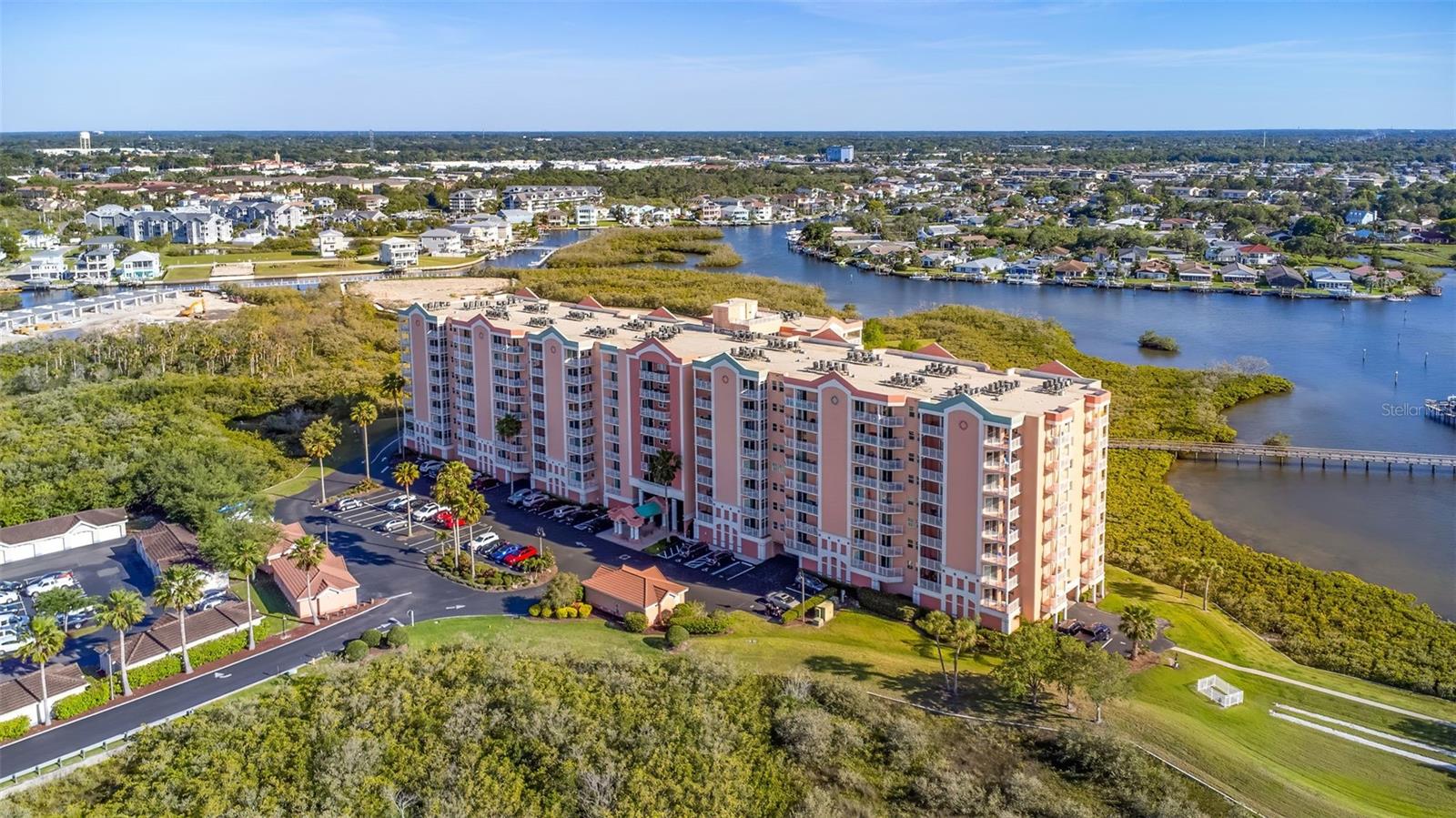 Rent a beautiful unit in one of Pasco’s Largest Condos! Spacious 3 Bedroom, 2 FULL Bathroom condo with 1525 heated square feet!! PRIVATE BALCONY! Privately assigned parking space included. Split bedroom floor plan. All bedrooms have a HUGE walk-in closet for ample storage! Oversized Master Bathroom, separate shower, garden tub, and recessed lighting. IN-UNIT laundry!! Access to the private balcony from the Master Bedroom and the living room. Enjoy Gulf breezes and beautiful night skies, and SUNRISES. Seaview Place is a very active community with many amenities and social activities to enjoy! Condo INCLUDES: on-site property manager, basic Cable, WATER & SEWER, Trash, Fishing dock, heated pool with separate heated spa, pool showers, gas BBQs and cabana area, Exercise Room with 2x SAUNAs, separate Aerobics Room, Library and Office Area, large Club Room with Kitchen - (Perfect for your events!), pool table, big screen tv, baby grand piano, living room area, and balcony as well as rooftop access with amazing views of the Gulf. Close to shopping, restaurants, entertainment, downtown, and highways that lead to Tampa, Clearwater, St Pete, and all that Florida has to offer! Schedule your appointment today!