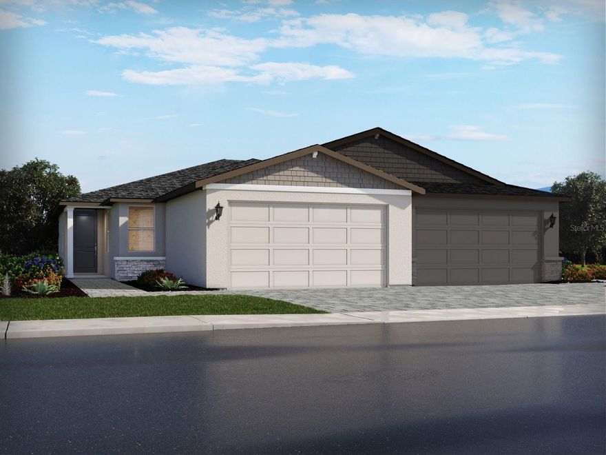 Brand new, energy-efficient home available NOW! The foyer continues into the open-concept great room, kitchen, and dining room which provide plenty of space for entertaining. Now selling from the $300s, Ridgehaven Villas offers new paired villas in Ormond Beach, FL. This community is conveniently located near I-95 and US-1 and it's just minutes from the beach.  Each of our homes is built with innovative, energy-efficient features designed to help you enjoy more savings, better health, real comfort and peace of mind.