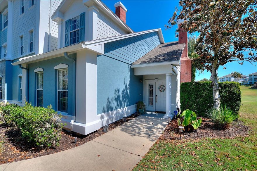 Rare opportunity to own one of the largest floor plans available in Reunion! This beautifully maintained 3-bedroom, 2.5-bath END-UNIT condominium is ideally positioned on a quiet cul-de-sac overlooking the 11th hole of the Arnold Palmer golf course, offering both privacy and scenic golf course views.

This light-filled end unit provides additional windows and an open, spacious feel throughout. The thoughtfully designed floor plan features a desirable primary suite on the main level, while upstairs offers two oversized guest bedrooms connected by a convenient Jack-and-Jill bathroom—perfect for hosting family and guests.

The home has been meticulously cared for and includes valuable upgrades, including a newer AC system (2021), a reverse osmosis water system, a smart thermostat, and a security system on the doors and windows. The kitchen is enhanced with functional upgrades, including soft-close hinges and pull-outs in the cabinet to the left of the refrigerator for added convenience.

Located between two community pools, this property offers easy access to resort-style amenities while still maintaining a peaceful setting. Tastefully decorated and offered with some of the select furnishings, this home is move-in ready and ideal as a primary residence, vacation home, or investment property.

All of this and close to restaurants, shops, theme parks, and all that central Florida has to offer! Opportunities like this are rare, don't wait to make you move!