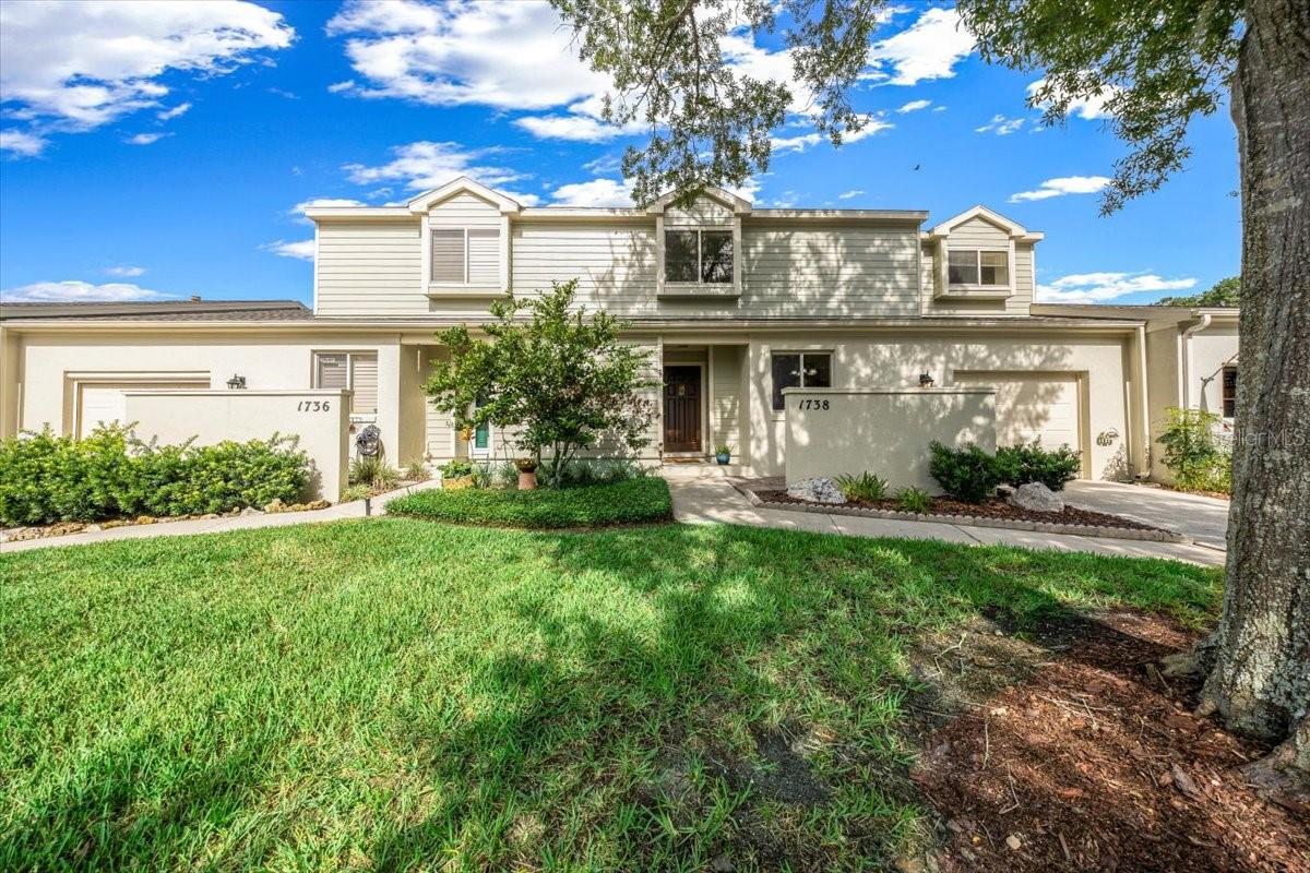 Welcome to this beautiful 3-bedroom, 2.5-bathroom home with 1931 sq ft of living space, located in the highly sought-after Hidden Village community. Surrounded by amazing neighborhoods, This charming residence features a 1-car garage and offers a perfect blend of comfort, functionality, and style.
Step inside to a welcoming front patio with pavers and a charming wall—ideal for morning coffee or relaxing evenings. The main floor includes a spacious living room with luxurious vinyl plank flooring, a gas fireplace, dedicated dining area, and a ceiling fan. A sliding door leads to a private rear patio. The pre-installed water line in the living room also allows for a future wet bar.
The well-appointed kitchen boasts tile flooring, ample cabinetry, a ceiling fan, a walk-in pantry, and a comfortable eat-in dining area. A pass-through window connects the kitchen to the living room for added convenience. A half bath is conveniently located on the main floor.
The primary bedroom is also located on the main level and features carpeting, a ceiling fan, and three large windows overlooking the patio. The ensuite includes a double sink vanity, step-in shower with grab bars, tile flooring, a linen closet, and a walk-in closet with shelving.
Upstairs, a carpeted staircase leads to a spacious loft with a ceiling fan—perfect for a home office or relaxing retreat. Two additional bedrooms with ceiling fans, walk-in closets, and shared access to a Jack and Jill bathroom with a large single vanity, tub/shower combo, and linen closet complete the upper level.
Outdoor living is easy with a partially covered patio featuring a ceiling fan, outdoor closet, and a screened area for privacy and comfort. A charming garden space and a door offering direct access to community areas and the pool add extra appeal.
Recent updates include:
Exterior paint (2024)
New AC system (2018)
Roof replacement (2019)
Fresh interior paint
The garage includes a washer and dryer. The HOA covers termite/pest control, yard maintenance, and access to the clubhouse and community pool. The clubhouse includes a kitchen and is available for resident use.
Don’t miss this opportunity to enjoy low-maintenance living in the desirable Hidden Village community!
Located close to shopping, restaurants, medical facilities, schools and parks! Only 9 miles to Silver springs State park, 5 Miles to the Baseline Trailhead park, 3 miles to Jervy Gnatt recreational area, 5 miles to the Santos Bike and walking trails or camping, 12 miles to the World Equestrian center and only 3.2 miles to downtown Ocala!