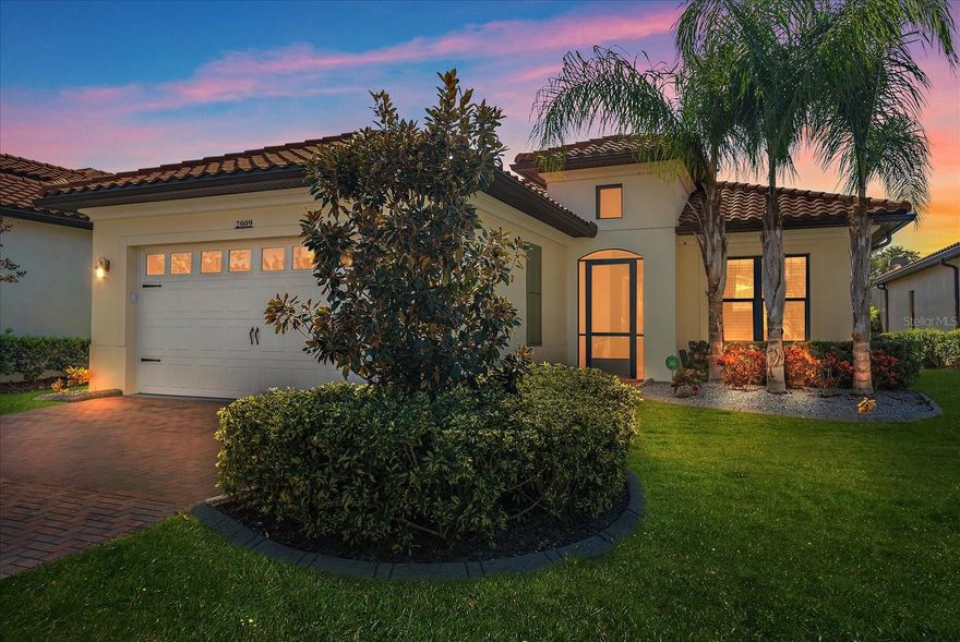 Discover an exceptional three-bedroom, two-and-a-half-bathroom pool home nestled in the exclusive waterfront community of Sanctuary Cove, enjoyed by boating enthusiasts. Indulge in the luxury of having a private salt water, heated pool right at home! This residence also offers a rare fusion of modern elegance and sophistication, showcasing coveted upgrades that redefine luxury living.  Upon entering, you're greeted by a gourmet kitchen featuring top-of-the-line appliances including a stylish Bosch refrigerator, Kitchenaid dishwasher, Blanco composite sink, and matching faucet. Revel in the tastefully remodeled primary bathroom with its upgraded shower. Feel the soft, new upgraded carpet in the bedrooms and eye-catching barn door. to the second bathroom. Hurricane windows are adorned with custom blinds, and the closets are meticulously customized to optimize storage. Appreciate the widened driveway and the soft-close doors and pull-out shelves in all cabinets, including the bathrooms. The screened-in front porch welcomes you, offering a perfect spot to unwind. The home is complemented by meticulously upgraded landscaping, enhancing its curb appeal. Inside, enjoy an immersive entertainment experience with the surround sound system. But the luxury doesn't end there. Sanctuary Cove offers a lifestyle of unparalleled comfort and opulence with its exclusive amenities. Lounge on the community beach, where the tranquil waters create a serene retreat right at your doorstep. The clubhouse serves as a vibrant hub for social activities and community gatherings, providing opportunities to forge new friendships and host events. Cool off in the inviting resort-style pool or embark on aquatic adventures with kayaks, exploring the nearby waterways and embracing nature's beauty from a unique perspective. For those seeking playful moments, indulge in friendly competitions at the play pool or challenge your friends to thrilling ping pong matches, fostering laughter and camaraderie. These amenities are more than just offerings; they are gateways to a lifestyle where relaxation, recreation, and connection harmoniously blend. In this community, every amenity is meticulously crafted to enrich your life, ensuring that each day is filled with joy, contentment, and extraordinary experiences. Welcome to a community designed to elevate your life to new heights. View this home today!