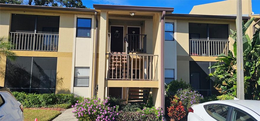 Short Sale. Welcome to THE GATED, WATERFRONT community of Bella Vista situated on the beautiful LAKE SEMINOLE! NO FLOOD REQUIRED!!! (2023) ROOF, (2022) HVAC, (2024) INTERIOR PAINT, (2023) VINYL WATERPROOF FLOORING! The community features two pools, one being a (salt water heated) pool, hot tub, fitness center, canoes & kayak storage, walking trails, private dock for fishing and a barbecue area. Lots of amenities for family and entertaining friends! This spacious 2 bed, 2 bath property is located on the first floor. As you step inside, you’re invited to an open living space with ample natural light, creating a warm and welcoming atmosphere throughout. The well-appointed kitchen features bar seating, wood cabinetry, granite countertops, large tile floors, and a separate breakfast nook/office space. The master suite is complete with a generous walk-in closet and a private ensuite bathroom with an enclosed glass shower. The additional bedroom offers versatility for guests, family members, or home office space. Step outside to your private patio, where you can enjoy morning coffee or evening cocktails while enjoying the serene surroundings. Conveniently located near shopping, dining, entertainment, exploring our beautiful beaches, close proximity to major highways and transportation options and everything the Tampa Bay area has to offer. Whether you're seeking a primary residence or an investment opportunity, this home presents an unparalleled lifestyle of comfort and convenience. Don't miss your chance to make this your own – schedule a showing today!