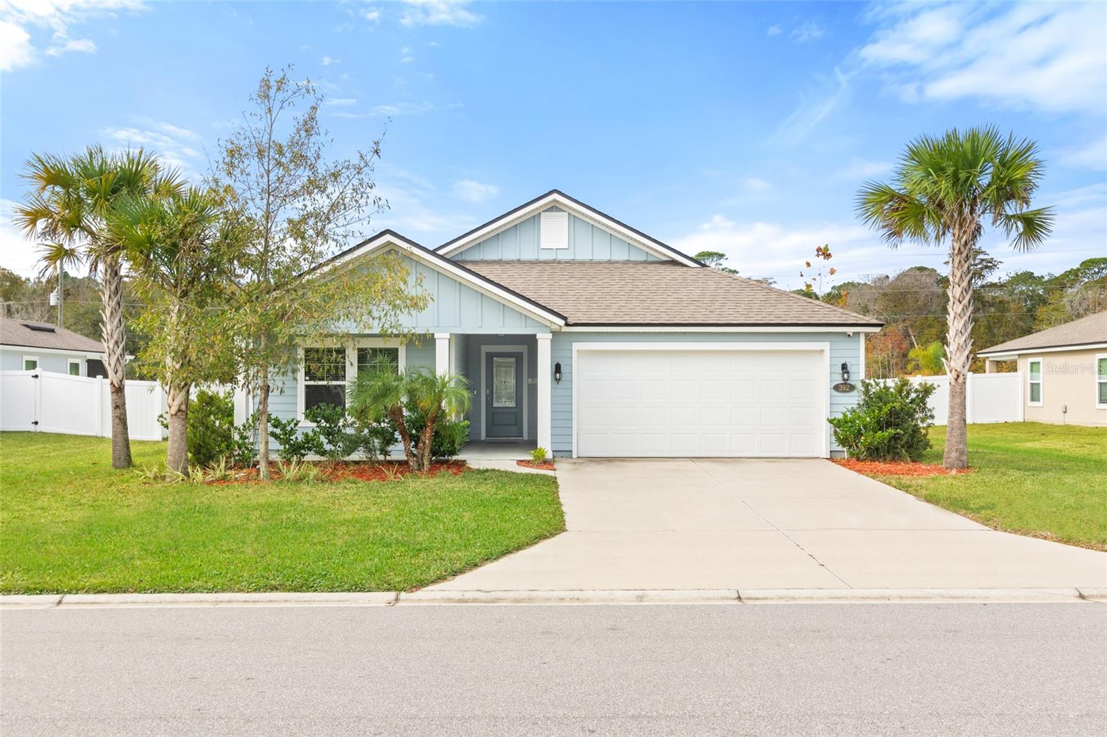 Step into comfort and flexibility with this beautifully maintained 4-bedroom (or 3 + flex room), 2-bath home built in 2019. Located in the sought-after Sebastian Cove community in St. Augustine, this home features a bright open layout, a modern kitchen with granite countertops, and a covered lanai ideal for relaxing or entertaining. Whether you need an extra bedroom, home office, or hobby space, the flexible floor plan adapts to your lifestyle. Enjoy community amenities and a prime location close to everything St. Augustine has to offer. Come see why this could be your next home—schedule your tour today!