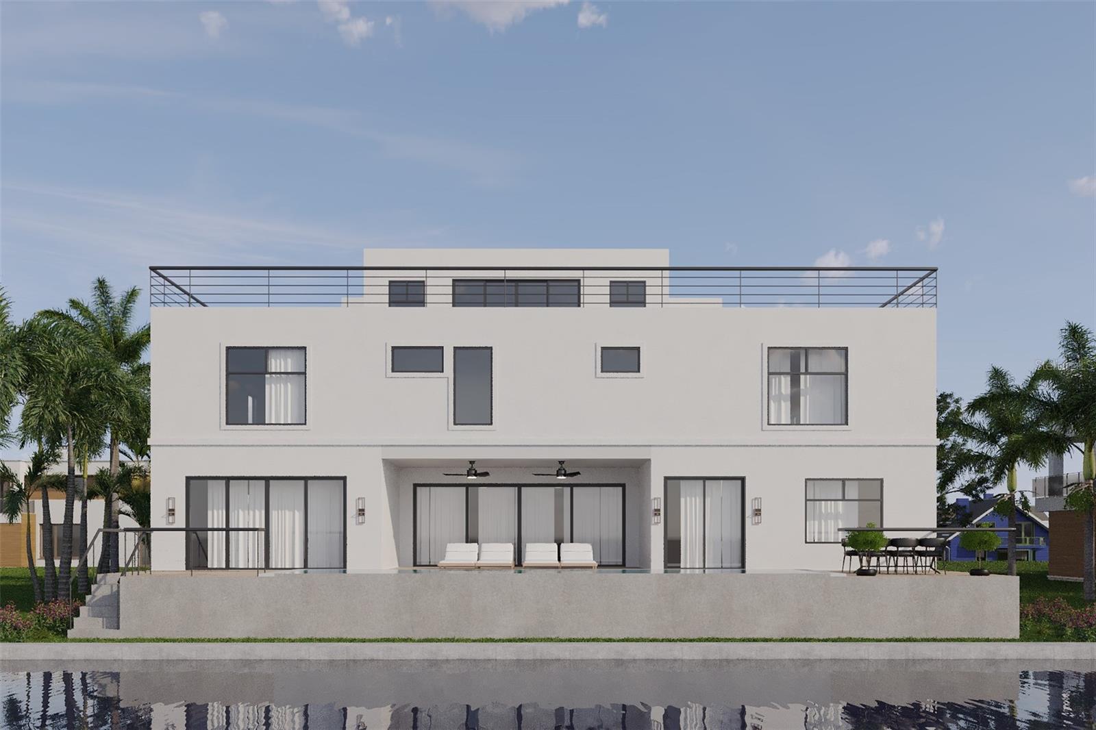 Short Sale. Short Sale. A rare chance to own and complete a one-of-a-kind waterfront estate—this striking new construction home stands as the tallest single-family residential structure in St. Petersburg, offering unobstructed 360-degree views of the bay, city skyline, and beyond. Please note: the home is currently a shell and not yet finished. Interior build-out is required, offering a blank canvas to bring your vision to life. Appraised As-Is at $3.8M (appraisal in hand), with a completed value exceeding $7M, this property presents tremendous upside for builders, investors, or end-users seeking to customize a luxury waterfront masterpiece. Constructed with ICF (Insulated Concrete Form) for superior strength and energy efficiency, the structure withstood two recent hurricanes without any water intrusion. Located on a deep canal with immediate open water access, the property features a concrete seawall and dock that can accommodate up to an 80-foot yacht. Just 10 minutes from Downtown St. Pete and minutes from Gulf beaches, this property offers elite boating access, breathtaking views, and the chance to create something truly iconic. Short sale—subject to bank approval.