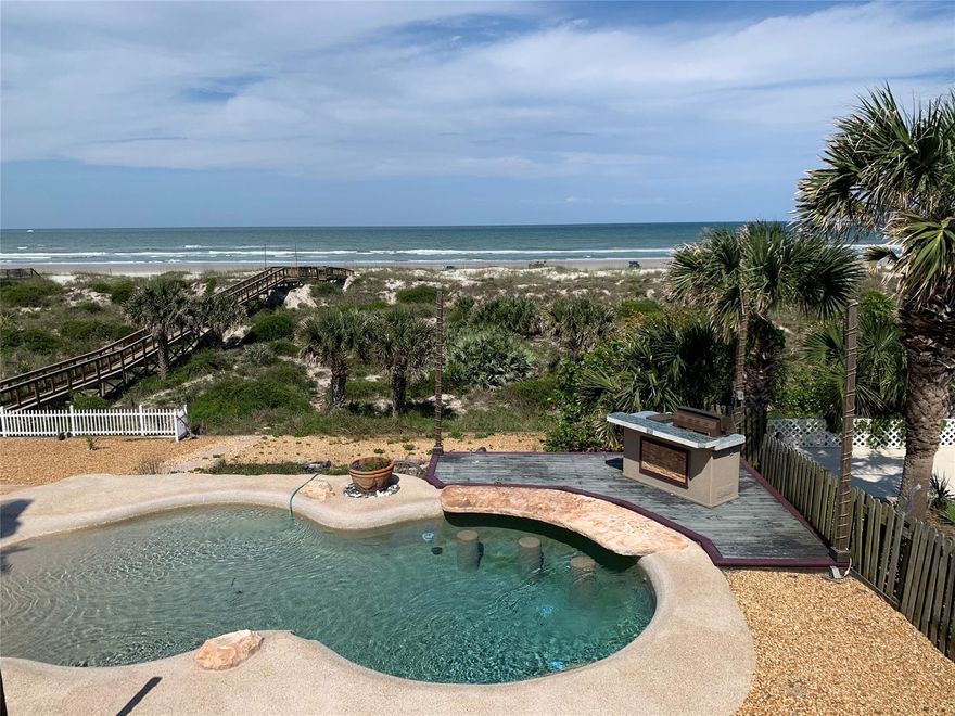 Rare ocean front property in coveted New Smyrna Beach neighborhood!
NEW ROOF to be installed by sellers - Permits and Plans in place for interior renovations!

This opportunity will not last. Now is the time to purchase this rare ocean front property on New Smyrna's coveted "North Beach" and have your own piece of the NSB coastline. One of the best features of this property is the beach front pool which overlooks the dunes at a +20 ft elevation. Sit back on your patio or enjoy a cocktail in your pool and watch the waves roll in. 

The current home is made up of 3 bedrooms and 2 baths with 2,428 SF of living space. The renovation plans include an additional bathroom and a half bath, open concept kitchen, large master suite, and laundry room as well as the addition of a bedroom on the first floor making the home a 4 bed 3.5 bath beachside dream home. 

Some of the principals in this transaction are licensed real estate agents, including those at the Kern Company. All permits and plans are included in the purchase price.

The home is being sold AS IS with permits and fully approved renovation plans. This is the chance to add your own flair and style to this incredible beach front home. Now is the time to purchase this property and create the home of your dreams ;Water: City
