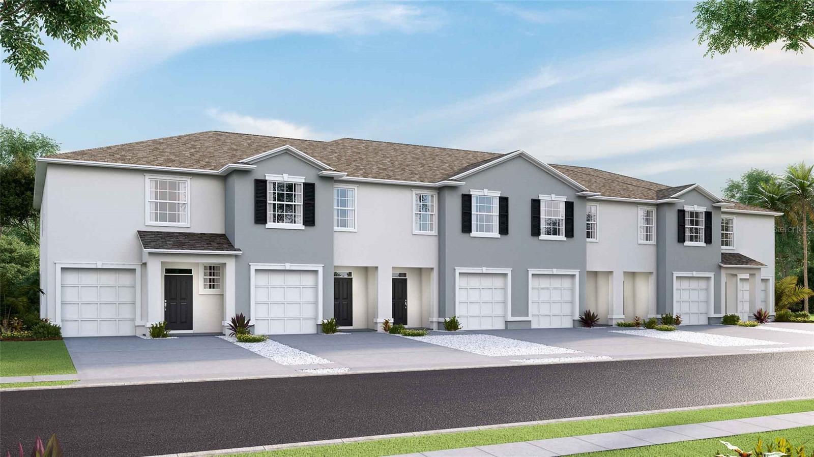 Under Construction. Builder offering buyers up to $18,000 toward closing costs with the use of preferred lender & title.
Discover the charm of Meadow Ridge Townhomes at Epperson, a gated, resort-style community in the heart of Wesley Chapel, FL. Located off Curley Road, this vibrant neighborhood is perfectly situated in one of the fastest-growing areas of Florida. A new phase is coming soon, offering even more opportunities to enjoy lagoon living and modern convenience.
At the heart of the community is the 7-acre MetroLagoon, a tropical oasis that offers water slides, a swim-up bar, an activity course, and plenty of space to relax in the warm Florida sun. Exclusive Resident-Only events bring neighbors together with fun activities year-round. Beyond the community, you’re just a short drive from major attractions like the Tampa Premium Outlets, Wiregrass Mall, and The Grove, making entertainment and shopping easily accessible. Downtown Tampa, with highlights like Armature Works, Sparkman Wharf, and the Tampa Riverwalk, is only 30 minutes away.
Meadow Ridge offers the Glen and Vale townhome floorplans, with options for pond and conservation lots, providing serene and picturesque views. Nearby Pasco County schools are top-rated, and innovative charter school programs are just minutes from the community, ensuring excellent education options.