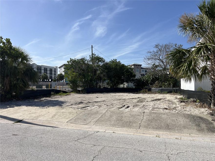 Vacant lot on 0.07 acres or 3,367 SF.  Excellent location.  Steps away from Gulf Blvd, across from Cambria Hotel, 7-11, Tom Stuart Causeway, Madeira Public Beach.  Perfectly situated to build an income producing property.