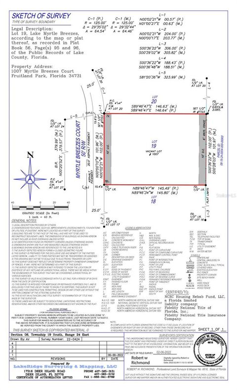 1007 MYRTLE BREEZES COURT FRUITLAND PARK FL 34731