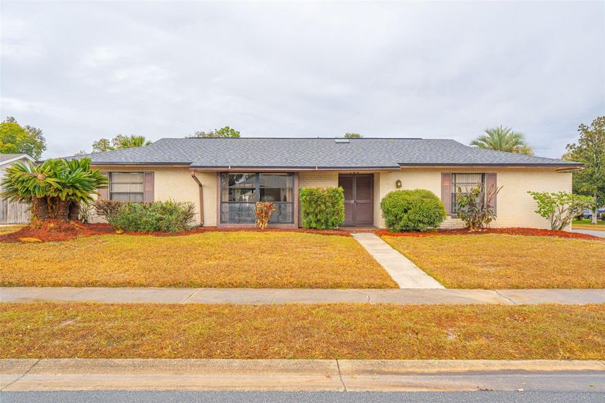 Price to Sell! This pool home is full of potential and perfectly perched on an oversized corner lot. Featuring a desirable split floor plan with formal living and dining areas, this home offers generous space throughout, including a large kitchen ideal for gatherings. Enjoy a side-entry garage, a spacious fenced yard, and a covered screened porch overlooking the enormous pool that is perfect for entertaining or relaxing. Neutral colors and carpeted bedrooms provide a solid canvas to make this home your own. With great bones and plenty of outdoor space, this is a fantastic opportunity you don’t want to miss!