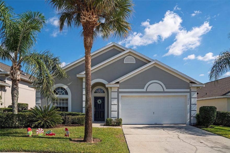 Welcome to this beautiful 4bd/3bth home featuring a screened in pool, a spacious 2 car garage, and plenty of space for comfortable Florida living. Nestled in the family friendly community of Glenbrook, this residence offers tile flooring throughout the common areas and vinyl flooring in each bedroom, with large windows that fill the space with abundant natural light. The kitchen has been recently upgraded with new cabinets and quartz countertops, complemented by a new A/C system for year-round comfort. Each bathroom offers both a tub and shower, while the split floor plan provides excellent privacy and functionality. Enjoy outdoor living on your screened-in terrace, complete with a private pool and BBQ area—perfect for relaxing, entertaining, or family gatherings. The Homeowner’s Association (HOA) covers essential services, including basic cable TV and high speed internet (Summit Broadband) as well as lawn care, ensuring a hassle free living experience. Pool service is also included, covered by the property owner. Residents of Glenbrook enjoy access to fantastic community amenities, including a playground, community pool, tennis courts, sand volleyball, and a fitness room. Conveniently located just minutes from shopping, dining, theme parks, and major highways, this home perfectly blends comfort, convenience and style in one exceptional package!