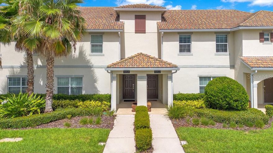 This Stunning Two-Story Townhome Includes Four Bedrooms, Three Bathrooms with Private Heated Pool. Kitchen Features 42” Maple Cabinetry, Quartz Countertops, Stainless Steel Appliances. A Combination Living and Dining Room Perfect for Entertaining. The Open Floor Plan with Living Room and Modern Kitchen Featuring a Large Island Leading to the Private Pool, this Home Was Designed for Comfort. There Is One Bedroom Downstairs. Upstairs You Will Find the Other 3 Bedrooms Including the Master Suite Which Is on The Opposite Side Away from The Other 2 Bedrooms. The Laundry Closet Is Also Upstairs. Additional Space Includes a Large Covered Patio and a Spacious Master Suite. Enjoy The Resort Style Pool, Spa, Tennis, Basketball, Fitness Center, On Site Concierge, And Much More. Champions Gate Resort Orlando Oasis Club Clubhouse & Waterpark: Amenities Will Include (Lazy River, Waterslides, Swim-Up Bar, Waterfalls, Beach Entry, Spa, Splash Pad, Grill, Bar, Fitness Area, Theater, Games Room, Tiki Bar and Cabanas). Simply Relax by The Pool, Watch Your Family Have the Time of Their Life. Conveniently Located to Major Highways I4 and 429. Within Minutes from Disney Area, ChampionsGate, Outlet Malls, Entertainment & Dining.