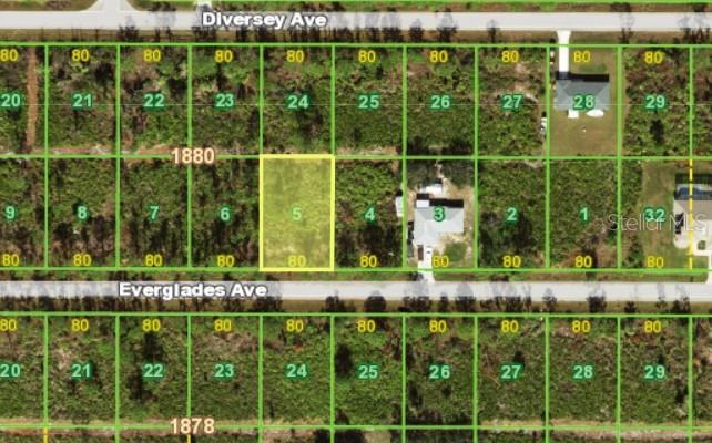 Here’s your chance to own a prime piece of land in one of Southwest Florida’s fastest-growing areas. This 80 x 125 ft lot (10,000 sq ft total) is located in a quiet, residential neighborhood of Port Charlotte, surrounded by well-maintained homes and new construction.
This part of Port Charlotte offers a peaceful lifestyle while keeping you close to everything you need. You’re just minutes from shopping centers, grocery stores, restaurants, medical offices, schools, and parks. Access to US-41 and I-75 makes commuting a breeze, and if you love the water, you’ll enjoy being close to local boat ramps, fishing spots, and beautiful Gulf Coast beaches.
There’s no HOA and no deed restrictions, giving you the flexibility to design and build your ideal Florida home on your own terms. Public water and electric are available nearby — please verify connection options with Charlotte County.