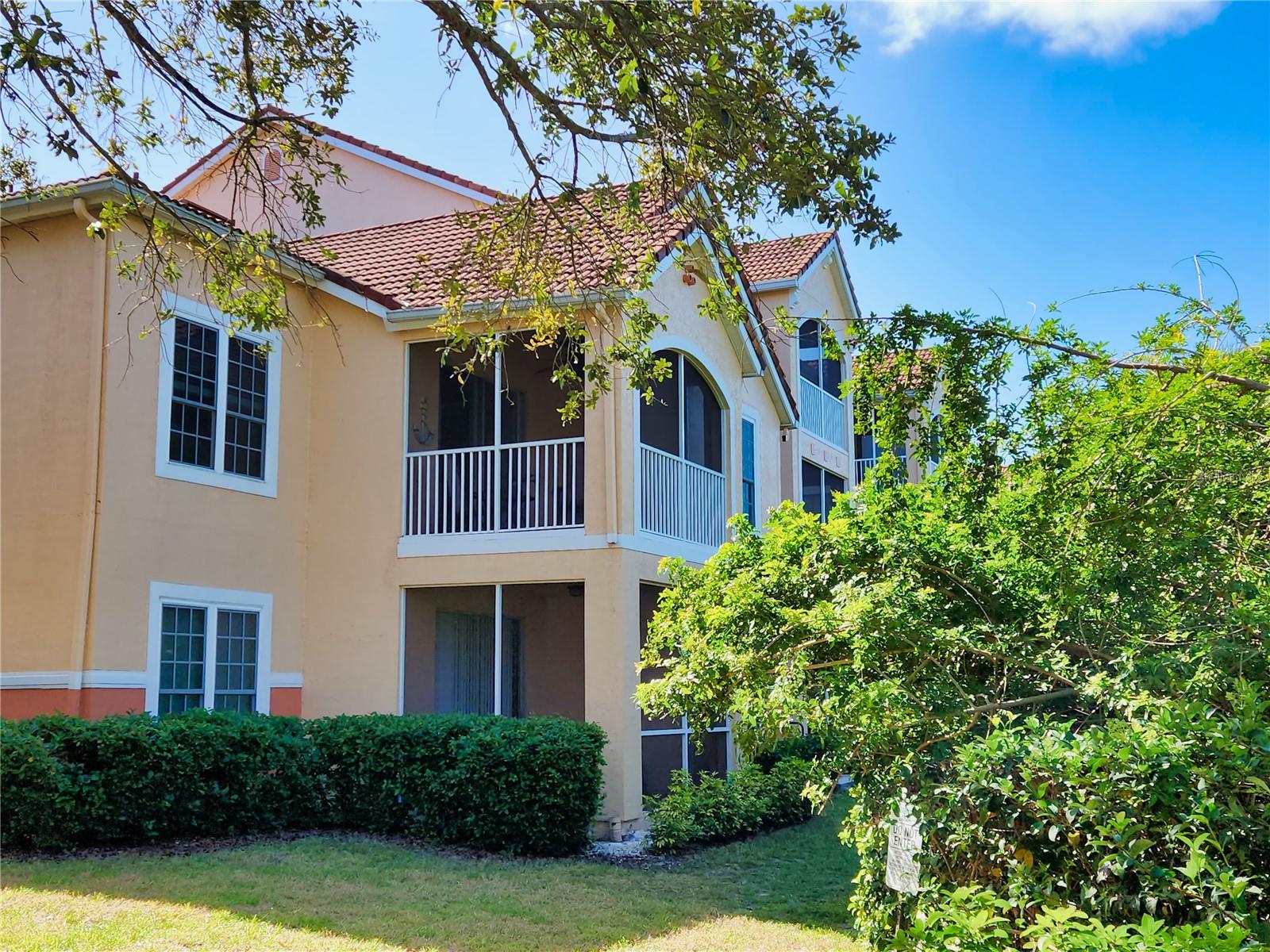 BEAUTIFULLY, FULLY FURNISHED and UPGRADED, with a COASTAL VIBE and LOCATION CLOSE TO THE TOP-RATED U.S. BEACH ON SIESTA KEY! Available SEPTEMBER 15th, no smoking and no pets allowed. This large 2 bedroom, 2 bath end-unit condominium home has been upgraded throughout including custom paint and light fixtures. It is an end unit located on the 2nd floor with high ceilings giving privacy with no one living above, engineered hardwood flooring throughout, and has an open floor plan with a large screened in patio overlooking a nature preserve. This tastefully and newly furnished unit has split master suites, one on each side of the living area. The kitchen is well sized with granite counter tops, stainless appliances, upgraded cabinets, a pantry and a large breakfast bar that opens to the living room and dining area. The split plan master bedrooms have en suite bathrooms with upgraded vanities, walk-in closets, and a linen cabinet in the common bathroom. There is a separate laundry room just off the foyer entry with some room for storage. This unit was upgraded with new flooring, custom paint, and the built in entertainment center removed. The unit comes with an assigned, lighted carport. The building’s exterior has been renovated with impact resistant thermal windows. The unit is within the gated community named “Bella Villino Condominiums” which is located in the award winning, master planned development of “Palmer Ranch”. The community boasts superb amenities not available at comparable properties in this price range and features an elegant clubhouse with resort style heated pool and spa, large fitness center with state of art equipment including cardio machines with a tv, indoor racquetball and basketball, billiards room, and business center. The community has a tennis court, pickleball, car detail area, and gas grills with picnic areas, It is close to world class beaches, marinas, the popular Legacy Trail (bicycle/jog/walk), shopping, restaurants, golf courses and much more. 7-12 month lease only, not a short -term seasonal rental.