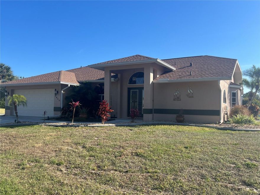 Fully furnished home in great neighborhood in North Port with pool and enclosed lanai.   On 2/3 of an acre near Price Road and Sumter.  Master and 2nd Bedroom have King Beds, and third bedroom has two twins.  Fully furnished and equipped on a minimum 30 day to 6 month plus lease.  Rented for the 2026 season beginning on Dec 15th, 2025.
