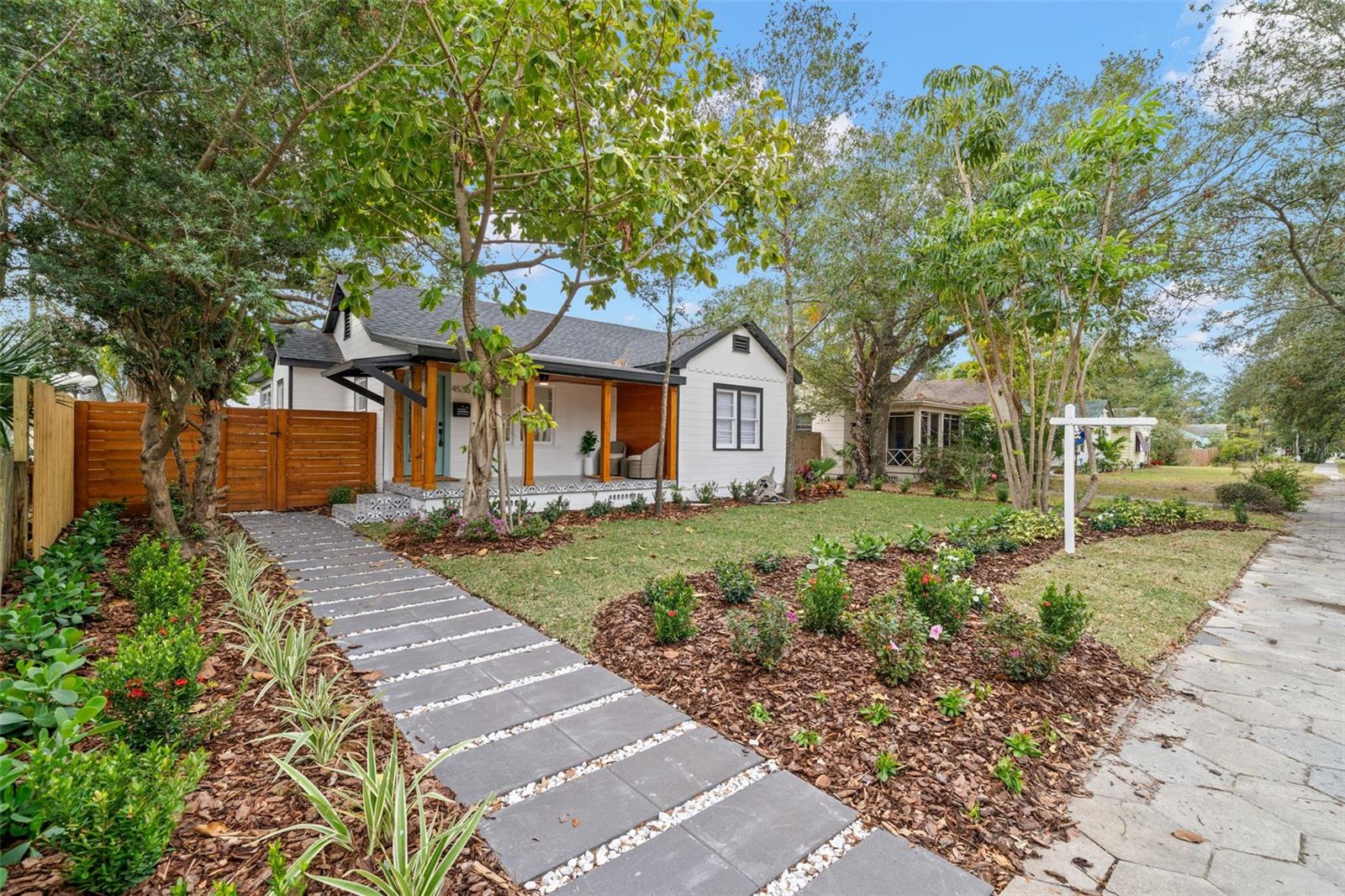 PET FRIENDLY-FULLY FURNISHED-SHORT TERM AVAILABLE-FULLY RENOVATED & NEW ROOF*NEVER BEEN RENTED*OVER $150,000 IN UPGRADES*NO FLOOD ZONE*RENOVATED CRAFTSMAN HOME IN CENTRAL OAK PARK*PERFECTLY LOCATED BETWEEN ST PETE BEACH & DOWNTOWN ST PETE*10 MINUTES TO GULF & ST PETE PIER/BAY*OVER 1200 SQFT*ENJOY RELAXING ON THE COVERED FRONT PORCH OR THE TRANQUILITY OF THE REAR FLORIDA ROOM*THE BACKYARD IS FULLY FENCED WITH 2 PATIOS & ATTRACTIVE LANAI*INTERIOR DETAILS INCLUDE DESIGNER TILE-FULLY APPOINTED KITCHEN-BEAUTIFUL FLOORING-RECESSED LIGHTING-CEILING FANS*FRONT & REAR ENTRY WITH DRIVEWAY & MULTIPLE CAR PARKING*NO HOA*SPACIOUS FENCED BACKYARD WITH REAR ENTRANCE ALLEY, PARKING LOT AND REAR GATE ENTRY*ENDLESS POSSIBILITIES FOR ADDITIONAL UNIT - GYM, HOME OFFICE OR STUDIO*OVERSIZED LOT*20 MINUTES TO TAMPA INTERNATIONAL AIRPORT*ENJOY THE LUXURY LIFESTYLE OF SAINT PETERSBURG-ART-DINING-BEACHES-DOWNTOWN-PARKS-SHOPPING-ENTERTAINMENT*PRIVATE FINANCING AVAILABLE-ALSO FOR SALE $484,900*UTILITIES INCLUDED*WASHER & DRYER IN UNIT*DEPOSITS: SECURITY DEPOSIT-1ST MONTH-LAST MONTH