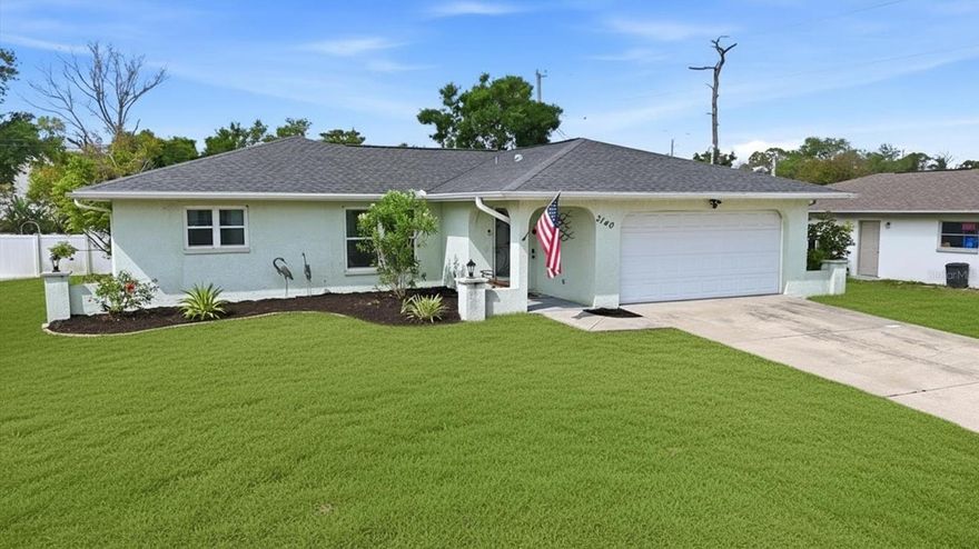 One or more photo(s) has been virtually staged. Fully Renovated | Fully Furnished | No HOA | No CDD | Flood Zone X | 

Skip the renovations and move right into this beautifully remodeled 3-bedroom, 2-bath home in South Venice, where modern design meets easy Florida living. With stylish finishes, major system upgrades already completed, and the home being sold fully furnished, everything is ready for you from day one.

Inside, an open and light-filled layout features luxury vinyl plank flooring throughout and a stunning fully redesigned kitchen (2023) with new cabinetry, a large center island, upgraded countertops, custom pantry storage, and a complete set of new appliances. The space is perfect for both everyday living and entertaining.

Both bathrooms have been thoughtfully updated with clean, spa-inspired finishes, while the primary bedrooms have oversized walk-in closets for exceptional storage and organization.

Buyers will appreciate the long list of major improvements already completed, including:
2022 - New Roof
2023 - New Windows, New Electrical Panel, New Hot Water Heater, New Insulated A/C Ductwork, New Interior Laundry Room, New Washer & Dryer, Fresh Interior Paint, Rear Vinyl Decking with Railings, and a Ring Security System.

The home has a 2-car garage and comes fully furnished and equipped with furniture, kitchenware, linens, and essential household items—making it ideal as a primary residence, seasonal retreat, vacation getaway, or investment property.

Enjoy being close to beaches, parks, golf courses, and pickleball courts, plus dining, shopping, and entertainment in Historic Downtown Venice and Wellen Park. Sports fans will love the proximity to CoolToday Park, the spring training home of the Atlanta Braves.

Homes with this level of renovation, upgrades, and furnishings rarely come available at this price point—schedule your showing today!