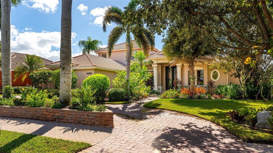 Architectural elegance abounds in this approx. 3800 sq. ft. executive home in popular Silver Oak on Palmer Ranch* One of the newest homes in Silver Oak built in 2006 by Todd Johnston custom builder* High end finishes throughout to please the most discriminating buyers* 4 generous bedrooms plus den/office* Large upstairs bonus room with custom built-ins, 2 bedrooms & 1 bath* First floor has master,1 guest bedroom, den & 2 1/2 baths* Gourmet kitchen with wood cabinets, granite counters, upgraded stainless appliances* Living room features a gas fireplace* Brand new upstairs AC & newer AC downstairs* Private screened lanai with pool & spa, cabana area with outdoor kitchen & dedicated pool bath on lanai* Recently added hurricane proof steel front door & new whole house generator* Circular paver driveway with 3 car side entry garage* Silver Oak is a premier executive community with high end custom builders only, 24 hr. guard gated, directly adjacent to Legacy Trail, minutes to shopping & world famous Siesta Key Beaches*