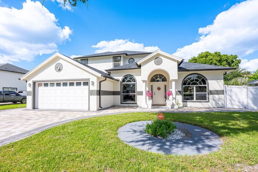**Ask about a lender provided RATE BUY-DOWN CREDIT on this home!**Seller may consider buyer concessions if made in an offer**Seller Financing Available**Experience refined Florida living in this SPECTACULAR 4-bedroom, 2.5-bath home in the highly sought-after Reserve at Ocoee. With over 2,600 SQUARE FEET of beautifully appointed space, this residence blends TIMELESS ARCHITECTURAL character with modern upgrades and effortless indoor-outdoor living. Recent updates— including a NEW sprinkler system, NEW front and side pavers, NEW gutters, NEW garage door opener, NEW side fencing (all 2025), and NEWER ROOF (2023)—ensure the home is as functional as it is beautiful. Additional enhancements such as ONE-WAY GLASS TINTING (2024), a NEW dishwasher and NEW hot water heater (2024) add modern convenience and peace of mind. From the moment you arrive, this home captivates with its graceful ARCHED DOORWAYS, decorative columns, and architectural cutouts, creating a sense of classic sophistication throughout. Inside, LUXURY PLANK FLOORING flows seamlessly through the main living areas, enhanced by modern lighting fixtures and TRAY CEILINGS in both the formal Dining area and Living Room. The OPEN-CONCEPT Kitchen and Family room are the heart of the home—bright, spacious, and thoughtfully designed for gatherings and everyday comfort. The Kitchen offers ample counter space, stainless steel appliances, and a welcoming breakfast area, OPENING TO THE SECOND FLOOR for an airy, expansive feel. Through double doors, the Primary Suite offers a quiet retreat on the main floor, complete with a STUNNING FIREPLACE and sliding doors leading to the patio and pool, a custom walk-in closet system, and a LUXURIOUS EN SUITE BATH featuring a garden tub, a step-in shower, dual vanities, and a private water closet. A convenient half bath and Laundry room complete the main level. Upstairs, you’ll find THREE ADDITIONAL BEDROOMS, each spacious and filled with natural light, along with a full bath that serves this level. The outdoor living space is simply exceptional as you step onto the covered patio and screened lanai, where a SPARKLING PRIVATE CHLORINE POOL AND SPA invite you to unwind or entertain in style. Residents of The Reserve at Ocoee enjoy a friendly community with a LOW HOA, surrounded by tree-lined streets and a welcoming, peaceful neighborhood atmosphere. The LOCATION IS UNBEATABLE—just minutes from Downtown Winter Garden, Bill Breeze Park, and the West Orange Trail, as well as shopping, dining, and entertainment. EASY ACCESS to SR-429, SR-408, and the Turnpike makes commuting a breeze. With its elegant upgrades, thoughtful design, and RESORT-STYLE outdoor retreat, this immaculate home offers an exceptional opportunity to live beautifully—both inside and out. Schedule your showing today!