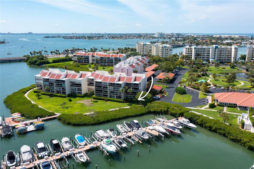 Welcome home to Harbourside Savannah, a highly desirable resort-style community in South Pasadena. This turnkey furnished 2-bedroom, 2-bathroom residence is situated on the coast of Boca Ciega Bay, offering picturesque water and marina views. At 1445 square feet, it is one of the largest floor plans on the island. The condo is a true oasis, featuring an enclosed lanai perfect for outdoor dining and entertaining. Overlooking the marina, this area is ideal for enjoying the Florida lifestyle year-round. Living in Harbourside means access to an array of exceptional amenities designed to enhance your quality of life. The community boasts 24-hour security for peace of mind, a clubhouse for social gatherings, and a well-equipped gym to help you stay active. Nature lovers will appreciate the walking paths, while sports enthusiasts can enjoy the tennis, shuffleboard, and pickleball courts. Additionally, the fitness center ensures that all your workout needs are met. For those who love the water, there are multiple pools and spas. St. Pete Beach, with its breathtaking sunsets and powder sand, is just a mile from your doorstep. Convenience is a hallmark of this location, with close proximity to entertainment options, dining establishments, and shopping venues, ensuring there's always something to do nearby. Take advantage and lease this exceptionally maintained condo in Harbourside, where luxury living meets unparalleled convenience. Schedule a private showing today and discover the lifestyle that awaits you in this remarkable South Pasadena community. The community does not allow for lesees to have pets. This unit is available immediately for a lease term of 1 year.