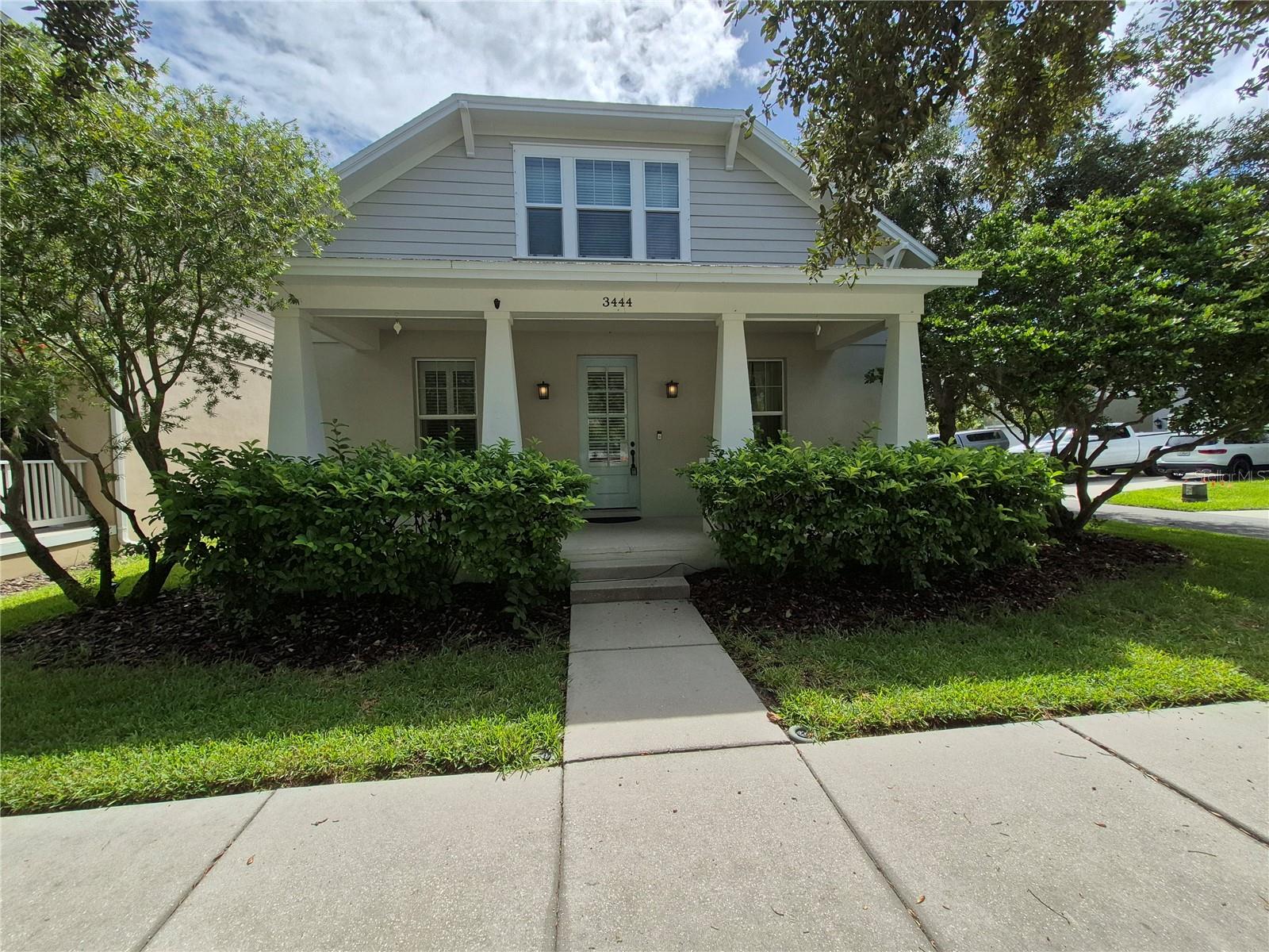ABSOLUTLEY STUNNING 3 BED / 2.5 BATH WITH OFFICE AND AMAZING BACK PORCH IN HIGHLY SOUGHT LONGLEAF! This beautiful home features an open floor plan downstairs which combines the kitchen, dining, and living rooms creating the perfect space for entertaining or spending quality time with family! This kitchen boasts granite counter tops, wood cabinets topped with crown, Island w/ breakfast bar, stainless steel appliances, draw microwave, tile backsplash, and a built in hutch! This homes spacious master bed/bathroom is located downstairs and features two walk-in closets, dual vanity, zodiac counter tops, free standing tub, and seamless shower! The office/den is also located downstairs and is equipped with built-in book shelves and decorative lighting! Heading upstairs, there are 2 secondary bedrooms, a bathroom with two vanities, and loft perfect to enjoy. Relax out back on this huge screened-in porch with a gas fireplace! This back porch is truly amazing! The back yard extends to both sides of this home and is fenced-in. Other great features of this home include its wood flooring throughout main areas, plantation shutters, tankless water heater, and double insulated windows which eliminates most outdoor noise! All of this in the highly sought green community of Longleaf which provides easy access to Tampa and Clearwater! Longleaf amenities include shops/restaurants, clubhouse, heated pool/spa, parks, playgrounds, walking trail, tennis/beach volleyball/basketball courts, baseball field, and plenty of community events throughout the year! Longleaf Elementary and Longleaf learning center located within the neighborhood! (CDD fee is included in tax figure) (No Flood Insurance Required)