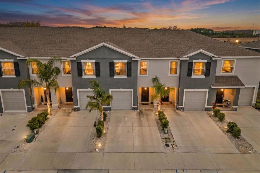 One or more photo(s) has been virtually staged. Forget the stress of old, grimy carpets, this Odessa townhome welcomes you with a massive $11,000 flooring upgrade that completely transforms the space. Stepping into this 1,673-square-foot layout in The Preserve, you’ll find zero carpet throughout the entire home, featuring neutral tile on the main level and upgraded luxury vinyl plank running through the entire upstairs, including the stairs! The open-concept first floor is built for hanging out, centered around a kitchen with granite countertops, sleek gray cabinetry finished with stylish new hardware, and stainless steel appliances that flow right into the dining and living areas. Outside, the covered lanai is a major perk, offering a rare sense of privacy with no rear neighbors and views of the local green space. Upstairs, the primary suite and secondary bedrooms feel extra spacious thanks to those clean, modern floors and easy access to the laundry area. You’re also buying into a lifestyle here, with direct community access to the Suncoast Trail, a resort-style pool, fitness center, and sports courts right at your fingertips. Positioned just off State Road 54 and the Suncoast Expressway, it’s a straightforward commute to anywhere in Tampa Bay while keeping a quiet, upgraded retreat to come home to.