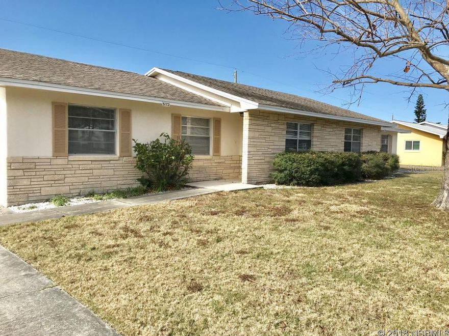 BOTH SIDES of duplex are being offered for sale (5168 and 5172) two 3/2 units are for sale (6/4 total).  Put your family in one side and rent out the other side.  This concrete block property has been very well maintained.  Thereâs a nice clean bright garage for each unit and plenty of RV or Boat parking.  New fence, 2004 ductwork and roof, new exterior paint, new bathroom upgrades, nice clean white kitchen, new 2018 hot water tank in #5172, AC 2012 in #5172, several energy efficient windows installed in both units.  Units are listed in the property tax records individually but seller wants to sell both to the same owner.  This is a great value considering you are buying two 3/2 concrete block homes for less than $145k each!!  Owner will finance with $40k down, 6% interest, 15 year note, no early payoffs for 3 years.  Close to shopping, beaches, and highways.. Great opportunity for someone to start generating rental income. ;Water: City