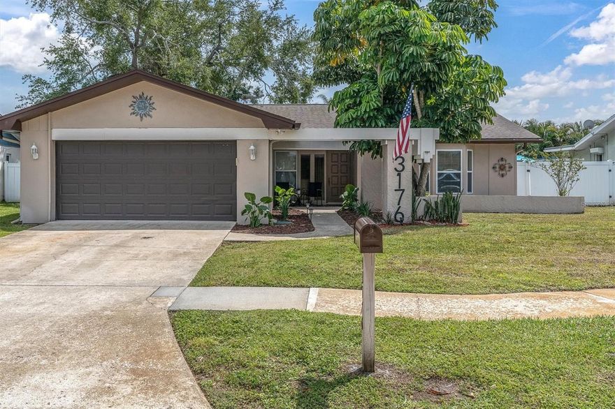 Wonderful location! Located in X flood zone, non-evacuation area of Seminole. Experience a home that will create a lifestyle for your family. Features of this home include updated open floor plan main area, 3-bedroom, 2-bath home situated on the perfect lot, with a large 2-car garage/man cave and is tucked away on a peaceful cul-de-sac. Located in sought-after school district and across from elementary, middle and high school. In addition to proximity to schools the beach and fun everyday essential experiences create an exciting environment. This home checks all the boxes and delivers the ideal blend of comfortable floor plan, location and lifestyle.