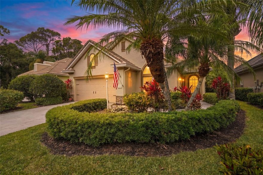 Located on a premium lakefront homesite at the end of a quiet cul-de-sac within Lakewood Ranch Country Club, this 3-bedroom 2-bath residence offers unobstructed water views and a maintenance-free lifestyle.



Designed for comfortable living and seamless indoor-outdoor flow, hurricane impact sliders open to an extended lanai overlooking the water creating an ideal space for both everyday use and entertaining. The outdoor area features a gas outdoor kitchen and  covered seating.



The home is well maintained with a functional layout that includes a spacious main living area, an eat-in kitchen with appliances approximately five years old, a formal dining area, and a split-bedroom floor plan providing privacy for owners and guests. 



Recent improvements include a new roof (2025) with transferable warranty, exterior repaint (2025), AC system replaced in 2019, and an on-demand hot water heater.



Enjoy a maintenance-free lifestyle within Lakewood Ranch Country Club, a gated community offering optional membership with access to championship golf, multiple clubhouses, fitness facilities, tennis and racquet sports, and a variety of social amenities.



Conveniently located near Waterside Place, as well as shopping, dining, and everyday conveniences, with easy access to the greater Lakewood Ranch area and surrounding Gulf Coast destinations.