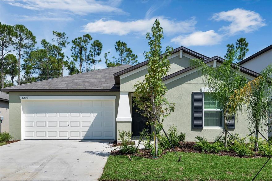 Welcome to 4252 Bridle Booster Way, a beautiful 3 bedroom 2 bathroom home in the sought after Saddle Creek community of Lakeland. This one story residence offers modern amenities and comfortable living space. Don't miss the opportunity. Contact us today to schedule a viewing or for more information.