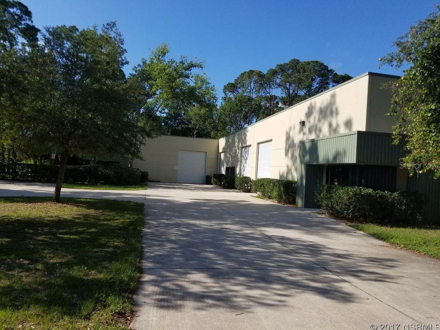 Awesome location in heart of Edgewater, easy delivery to most of Florida, easy access to I-95, SR44 to I-4 corridor.  This first class building features concrete tilt-wall construction, with four overhead garage doors that are approximately 15-foot-tall by 12-foot-wide.   The building is 10,000 square feet with a bonus of two mezzanines and a breakroom.   The building includes eight individual condominium units for sale of 1,250 square feet each, or any configuration that works for you; you may buy 2,500 square feet, 5,000 square feet, 6,250 square feet or the entire 10,000 square feet of the building.   There are four bathrooms throughout the building, and offices in units 1 and 5.   The sellers are open to leasing the property back from the buyers for 1 â 3 years. ;Water: City
