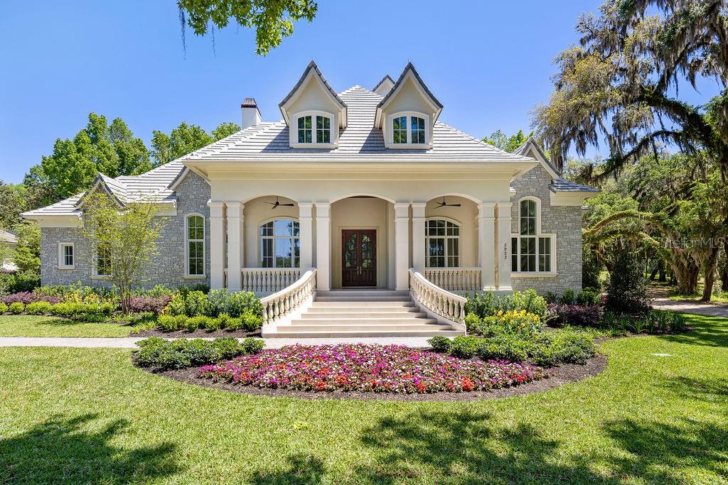 Under Construction. Brand New Construction minutes from the World Equestrian Center. The Marymount model, crafted by Equestrian Luxury Homes, epitomizes the essence of luxury living. Upon entering the Grand Foyer, your attention is immediately captured by the meticulous details of this custom-built home, including the intricate molding that adorns each room. The line of sight extends from the splendid Great Room, featuring a stunning fireplace, through the dual French doors, leading to the expansive Outdoor Living Area that offers ample space for a pool. This home will meet all your family and guest needs with 4 Bedrooms, each with its own En-suite and En-suite with access from the Outdoor Living Area or a private side entrance. The Main Suite has two spacious walk-in closets, an En-suite master bath with marble countertops, separate his and her water closets, and direct access to the lanai. The floorplan provides an open concept with the oversized Gourmet Kitchen with a huge island and Breakfast Nook with a vaulted ceiling flowing into the expansive Great Room. The Kitchen also has easy access to a walk-in Pantry/Chef's Kitchen and the formal Dining Room. The laundry room is more than just a laundry room; it has hookups for a double washer/dryer, built-ins, and a doggie wash. Secluded on the second floor is the Bonus Room with a large storage area and the 4th Bedroom. The Outdoor Living Area will not be outdone by the inside, boasting a custom Outdoor Chef's Kitchen. Not to be left out, The Marymount provides an oversized 3-car garage and a separate golf cart garage. The Marymount is just one of the models you can have custom-built for you by Equestrian Luxury Homes within Golden Ocala Golf and Equestrian Club. This upscale community is complete with a gated entrance and private dining in 3 separate restaurants, a 27-hole Ron Garl golf course, 6 Har-Tru Hydro-Grid tennis courts, a fitness room with certified professional trainers, and spa for the ultimate indulgence, including professional hair & nail services, skincare treatments, and massage therapies. Located minutes from the World Equestrian Center, Ocala's premier Equestrian destination, Golden Ocala also offers a variety of equestrian lessons, trails, and amenities for riders of all experience levels.