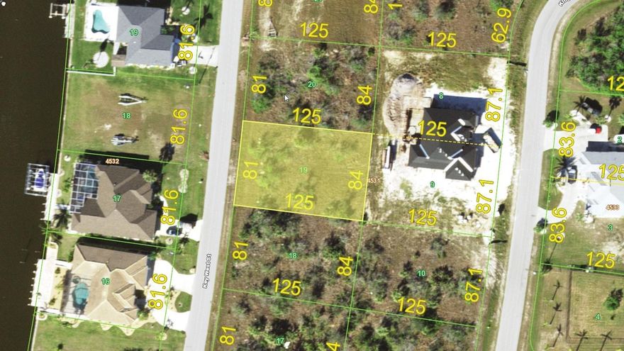 This slightly oversized lot, (10300+ sq. ft.), has public water, sewer, and power available. It is located across from waterfront properties in desirable South Gulf Cove, one of the fastest-growing communities in the County with new home construction still occurring throughout. A nice mix of existing homes nearby, but still plenty of natural surroundings. This is a Deed restricted community, but the HOA is a voluntary option. Neighborhood parks, a playground with a barbecue area, miles of multi-use pathways on some of the main roads, and close to all amenities, are just a few reasons to consider making this the site of your new Florida home. There is also a public boat ramp, that offers access to 55 miles of canals, the Myakka River, Charlotte Harbor, and the Gulf of Mexico. Just because this lot is not on a canal doesn't mean you can't have a boat, as you can keep your trailer on your property! A short drive to 'world famous' Boca Grande, historic Englewood, beautiful beaches on Manasota Key, Charlotte Sports Park; for the Tampa Rays Spring Training, Port Charlotte Town Center Mall, and easy access to I-75. Convenient for activities like fishing, boating, cycling, golf, and nature trails, all just minutes away. Shopping, dining, and entertainment too! Does this sound like your piece of paradise? Well, check it out today!