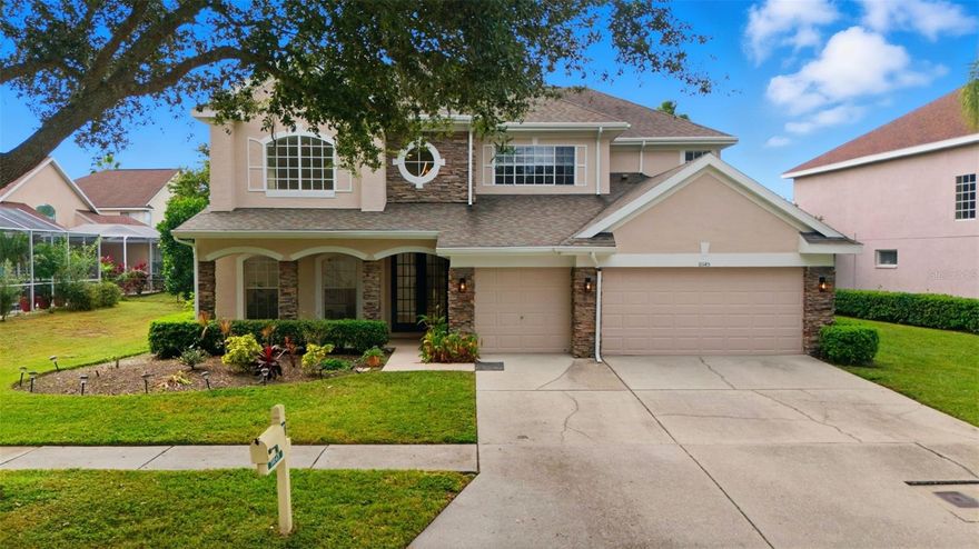 EXQUISITELY RENOVATED POOL HOME in the guard-gated Arbor Greene community! 4,040 SF of pristine living space featuring 5 spacious bedrooms, plus Office and 3.5 designer baths. Enter to dramatic high ceilings, oversize island in a chef’s dream kitchen (custom range hood, built-in appliances, double-stack shaker cabinets), and brand-new flooring throughout. The master suite feels like a luxury retreat with a spa-style bath finished in large-format tile and elegant detail.  Key mechanicals are modern: roof was replaced in 2020; HVAC 1 - (2024) and HVAC 2 (2023) — you’ll enjoy peace of mind along with luxury. Step outside to your own private pool oasis and enjoy the community’s spectacular amenities: junior Olympic heated pool, additional resort-style pool, tennis courts, pickle-ball, full fitness center, and the security of a 24-hour guard gate — all wrapped in a low-fee HOA.  Located in one of Tampa’s top-rated school zones and minutes to shopping, dining and major commuter routes. Spacious, modern, move-in ready — this home in Arbor Greene checks every box. Schedule your tour today!