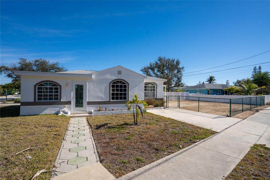 Incredible Renovation or New Construction Opportunity on St. Pete Beach!
The perfect canvas for your beachside vision in the sought-after North Beach neighborhood, just steps from the pristine white sands of Upham Beach. This charming 2 bedroom, 1.5 bath home on a 6,068 sf lot offers a solid footprint and an unbeatable location, ideal for those seeking a full-time residence, vacation getaway, or income-producing property. 
Live the vibrant coastal lifestyle with just a short walk to Corey Avenue’s coffee shops, dining and shopping. Enjoy boating and paddleboarding on the nearby Intracoastal and take in the beautiful sunset at one of the local beach bars, just a couple blocks from your door. This location has parks, marinas, and a dog park just minutes away.
The home was impacted by Hurricane Helene and repairs fall under the FEMA 50% Rule. You can renovate and restore the property within FEMA and City guidelines. The home had never flooded prior to Hurricane Helene. See BEFORE pics to get an idea of the properties true potential.
Key features include:
1,118 sq ft of living space on a 6,068 sq ft corner lot,
New windows installed in 2024,
Roof age 2016,
AC replaced in 2020,
This property is being sold AS-IS and is available to cash buyers only. Opportunities like this, so close to the beach are rare. Don’t miss your chance to own a project with massive potential in one of Florida’s most iconic beach towns.