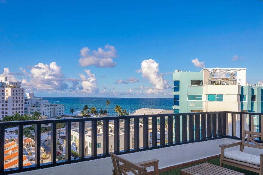 Prime Ocean-View Residence & Income-Producing Opportunity

This fully remodeled, turn-key penthouse offers a rare opportunity to own a property that excels both as a luxury residence and a high-performing rental investment. Renovated from A to Z, the home showcases modern finishes, updated systems, and a layout designed for comfort, functionality, and durability.

The property features 6 spacious bedrooms and 5 full bathrooms, making it ideal for large families, multi-generational living, or hosting guests. Expansive interiors are complemented by stunning beach and ocean views, creating a true coastal lifestyle experience just steps from the sand.

Additional highlights include two dedicated parking spaces, a highly desirable feature in this location, along with full amenities that enhance everyday living and guest appeal.

From an investment standpoint, the property has demonstrated strong demand as a short-term rental, particularly for larger groups seeking beach proximity, privacy, and convenience. Its established rental use, generous sleeping capacity, walkable beach access, and proximity to the airport, dining, and entertainment make it well-positioned for consistent income generation.

Whether utilized as a primary residence, second home, or income-producing asset, this property delivers location, scale, flexibility, and proven value in one of Puerto Rico’s most sought-after coastal markets.