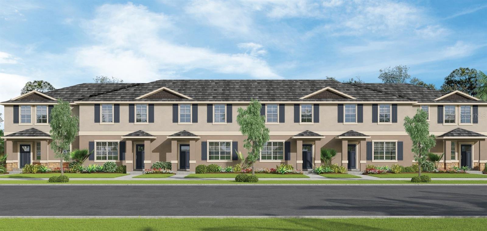 Under Construction. New construction in the Town of Kindred! Enjoy Resort Style living in your backyard with our standing amenities including beach entry pool, splash pad, fitness center, tennis court, multiple tot lot, clubhouse and much more...Spacious townhome 3 bedroom 2.5 bath 2 story block over block constructed home will take your breath away, upgraded tile though out the first floor and wet areas, stainless Steel appliances, blinds, smart home system and much more. Save money with this energy efficient new complete a Hvac, dual panel low E windows and builder warranty. Excellent location with a convenient access to 192 and turnpike minutes from downtown Kissimmee, Neocity, lake Nona/Medical City and Orlando International airport.
*Photos are of similar model but not that of exact house. Pictures, photographs, colors, features, and sizes are for illustration purposes only and will vary from the homes as built. Home and community information including pricing, included features, terms, availability and amenities are subject to change and prior sale at any time without notice or obligation. Please note that no representations or warranties are made regarding school districts or school assignments; you should conduct your own investigation regarding current and future schools and school boundaries.*