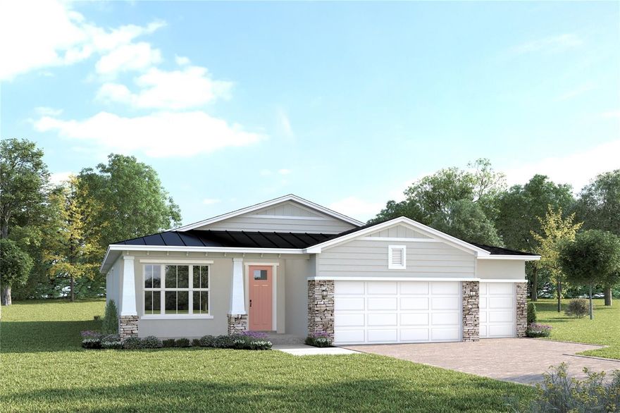 Pre-Construction. To be built. Nestled in the heart of Auburndale’s Lakes District and on Lake Mattie, our community is surrounded by six lakes, scenic trails, parks, and Village Centers—all within walking or biking distance. Plus, you're close to 2 major airports, Orlando and Tampa, and just 45 minutes from the magic of Disney! Welcome to Lake Mattie Preserve! New homes on oversized homesites with a 3-car garage, luxury interior upgrades, & resort-style amenities. Perfectly proportioned for Florida living, The Brooks delivers the ideal blend of space and versatility. Enter through a welcoming front porch to discover airy 9’ ceilings that flow through the main living areas. This showstopping kitchen features an expansive 8’9” island that seamlessly connects to the dining and great room – all brightened by a dramatic wall of rear windows. The owner’s suite is a true retreat, featuring a spa-like bathroom with dual vanities and generous storage including a walk-in closet. Choose from four bedrooms or transform one into a private study. The spacious lanai extends your living space outdoors, capturing that sought-after Florida lifestyle. Available in two eye-catching elevations with optional stone accents and decorative siding. Thoughtfully designed with extra windows and smart storage throughout, The Brooks proves that the perfect home is all about balance. All Ryan Homes now include WIFI-enabled garage opener and Ecobee thermostat. **Closing cost assistance is available with use of Builder’s affiliated lender**. DISCLAIMER: Prices, financing, promotion, and offers subject to change without notice. Offer valid on new sales only. See Community Sales and Marketing Representative for details. Promotions cannot be combined with any other offer. All uploaded photos are stock photos of this floor plan. Actual home may differ from photos.
