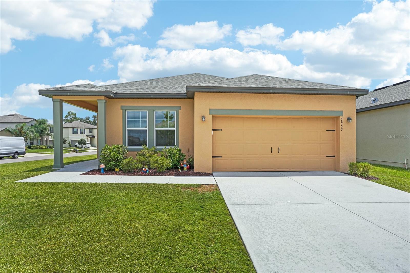 Welcome to 3953 Spruce Creek Dr. in Lakeland, where comfort, function, and community come together beautifully. Nestled on a large elevated corner lot in the sought-after Riverstone neighborhood, this impeccably maintained home offers a warm and inviting atmosphere from the moment you arrive. Inside, you’ll find a bright, open-concept living and dining area, perfect for everyday living or entertaining. The kitchen is a standout with rich espresso cabinetry, gleaming granite countertops, stainless steel appliances, bar seating, and a roomy closet pantry—ideal for anyone who enjoys cooking or gathering with guests.
The spacious primary suite features a walk-in closet and a private bath with a tub-shower combo. Two additional guest bedrooms provide flexibility for your needs—whether it’s a home office, hobby room, or guest space. Durable vinyl plank flooring in wet areas and cozy carpeting in the main living spaces and bedrooms add both style and comfort throughout the home. Enjoy the energy efficiency of double-pane windows and the convenience of a dedicated laundry room located just off the kitchen.
Riverstone residents enjoy a low annual HOA fee of just $50 and have access to incredible amenities including two sparkling pools, two playgrounds, a dog park, and scenic walking trails that wind through the neighborhood.
Don’t miss the opportunity to own this move-in-ready gem in a thriving Lakeland community—schedule your private tour today!