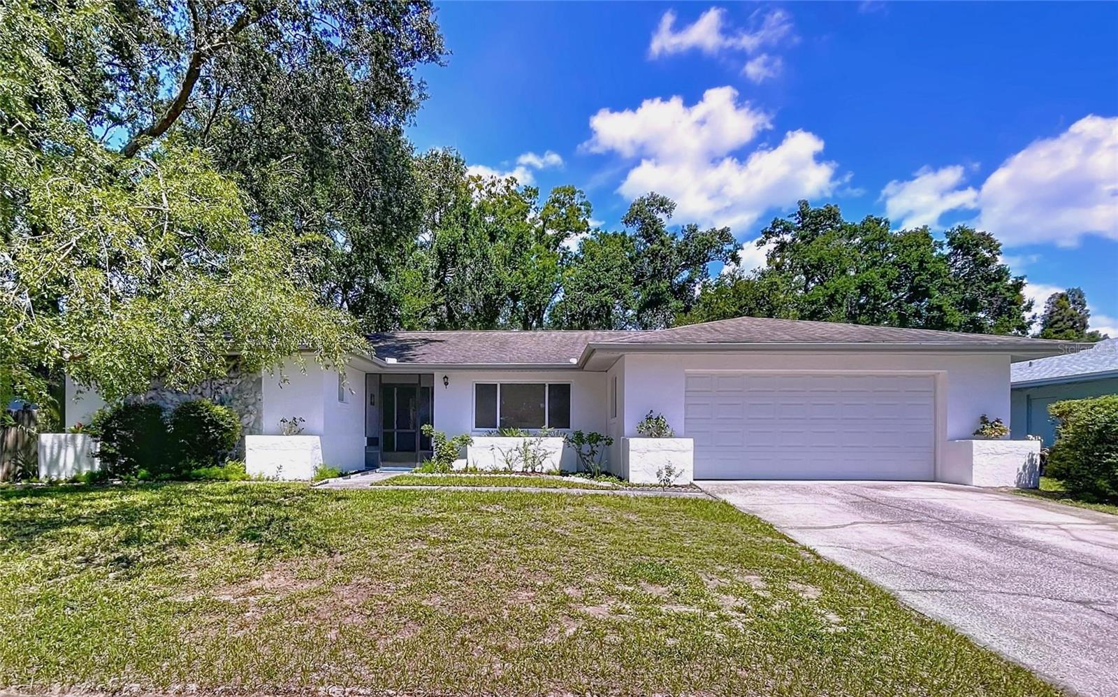 Well kept 4/2/2 Pool Home in an established neighborhood. New Roof to be installed by the end of September. No HOA or CDD. Freshly painted exterior. Tropical oasis in back yard with screen enclosed pool. Split bedroom plan with master bedroom walk-in closet and on-suite. Bedroom #4 has a sliding glass door to Florida room. Large Florida Rm with new mini split A/C unit. Formal living and dining room plus a family room off the kitchen. Newer electrical panel. It's a short walk to the North Brandon YMCA. Close to shopping and easy access to Hwy 60 and MLK for commuting.
