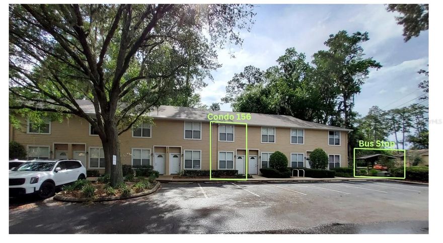 One or more photo(s) has been virtually staged. *** VERY CONVENIENT LOCATION***** COMMUNITY POOL**** COVERED RTS BUS STOP AT ENTRANCE **** MUST SEE!!!
This **WELL MAINTAINED**  2 BED/2.5 BATH condo is very CONVENIENTLY LOCATED  close to UF Campus, UF Health Shands Hospital, restaurants, and shopping! The downstairs features an open layout with a spacious living room, kitchen, laundry closet, dining area, and a convenient half bathroom for guests. A well laid out floor plan with both bedrooms located upstairs with their own attached bathroom. Internet is included in the association fee. The community offers a pool and a covered RTS route BUS STOP right at the entrance with route service to the University of Florida and UF Health Shands Hospital.