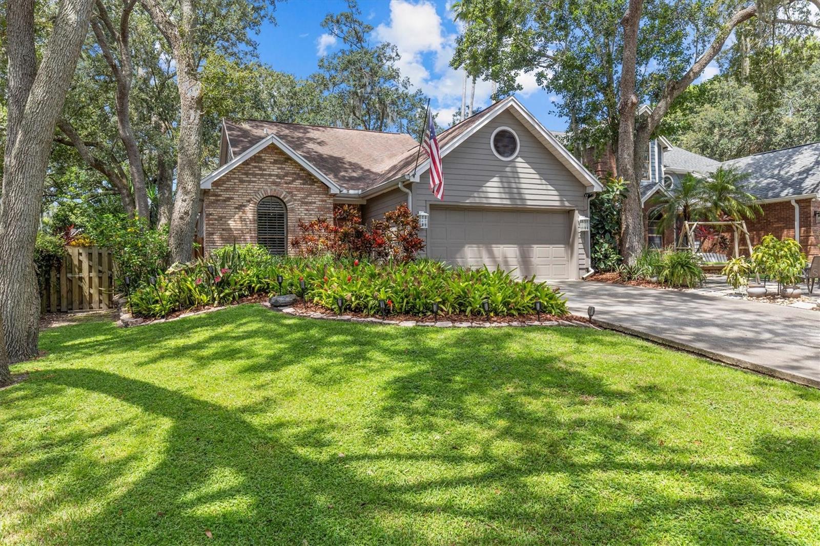 Nestled in the desirable Village of Woodland Hills community in Palm Harbor, this completely updated 2-bedroom, 2-bathroom single-family home is a true gem, blending modern elegance with serene living. Situated on a private cul-de-sac in a high-and-dry X flood zone (non-evacuation), this turnkey sanctuary offers peace of mind and a lifestyle of comfort.
Step inside this open-concept beauty and be greeted by soaring high ceilings and gorgeous Luxury Vinyl Flooring throughout. The seamless living room/dining room combo is perfect for entertaining guests. The completely updated kitchen is a chef’s dream, with Sleek Quartz counters, all Stainless Steel appliances, lots of cabinets and a lovely quartz breakfast counter for bar stool seating.
Retreat to the primary bedroom with it's soaring ceiling and the spa-like updated bathroom with Walk in Shower, dual sinks, solid stone countertop vanity and Walk In Closet creates a haven of relaxation. The versatile second bedroom is ideal for guests, a home office, or a flex space tailored to your needs. AC is 2021 with new ductwork and ultra light/ Uv system plus water softener.
Outside, the private Fenced in backyard and inviting patio offer the perfect setting for morning coffee or evening gatherings under the stars. The Village of Woodland Hills enhances your lifestyle with its friendly atmosphere and fantastic amenities, including a clubhouse, park, playground, pool, and tennis/ pickleball courts.
Zoned for top-rated schools—Highland Lakes Elementary, Carwise Middle, and East Lake High—this home is perfect for families or those seeking a vibrant community. With stunning beaches, parks, golf and dining nearby, this location strikes an ideal balance of tranquility and accessibility.Schedule your tour today and discover the turnkey lifestyle you’ve been dreaming of!