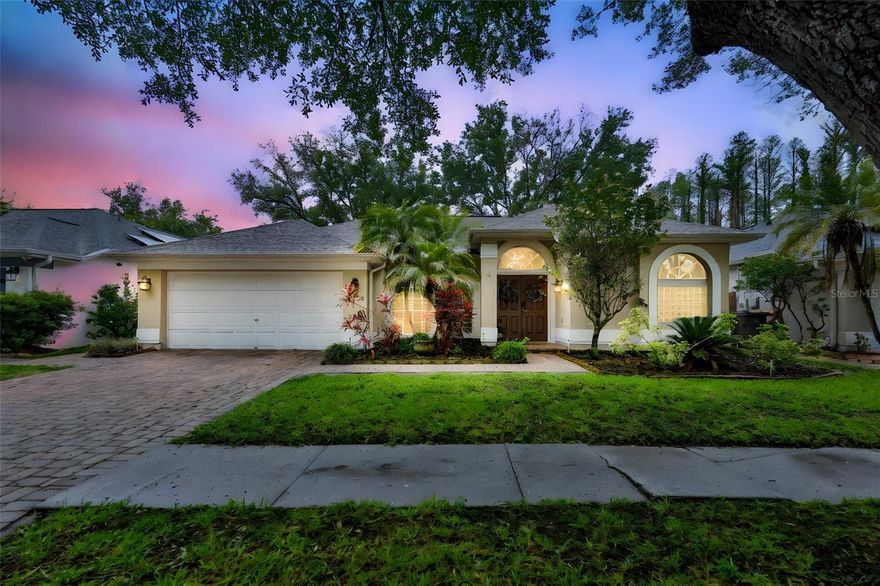 Welcome to this beautifully maintained 3-bedroom, 3-bath home located in the highly desirable Cypress Meadows community in the Carrollwood/Northdale area. Perfectly situated just off N Dale Mabry Hwy, this centrally located property offers convenient access to shopping, dining, major roadways, and is approximately 25 minutes from Downtown Tampa's vibrant nightlife and entertainment. This home features a spacious, open floor plan designed for both comfortable living and effortless entertaining. The bright main living area includes a cozy wood-burning fireplace, while the large kitchen boasts granite countertops, oak wood cabinetry, and stainless steel appliances.
The primary suite offers a relaxing retreat with a large walk-in shower and a separate Jacuzzi garden tub. Additional bedrooms and full baths provide flexibility for guests, family, or a home office. Step outside to your private backyard oasis featuring a screened-in pool with no rear neighbors, brick paver decking, and mature landscaping, perfect for relaxing or hosting gatherings. The home also includes a brick paver driveway, security cameras, and numerous upgrades throughout. Enjoy nearby Lake Park for walking trails, kayaking, and outdoor recreation. This home truly combines comfort, functionality, and location.  Don't miss this opportunity - priced to sell and ready for its next owner. Schedule your showing today! Measurements are approximate and should be verified by the buyer.
