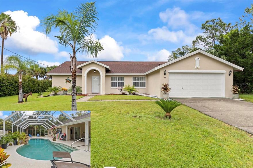 SELLER WILL PROVIDE 10K FOR RATE BUY DOWN W/ FULL PRICE OFFER! Welcome to your dream pool home in the heart of the coveted C Section! Nestled near the end of a peaceful cul-de-sac, this stunning home is a rare gem on a oversized lot. 

As you step inside, you'll be greeted by the impeccable design of this beautifully redone home. The entire home boasts modern porcelain tile flooring, creating a seamless flow from room to room. Natural light flows throughout, accentuating the modern light fixtures that add a touch of sophistication to every corner.

The heart of this home is undoubtedly the chef's kitchen, where culinary dreams come true. Luxurious quartz countertops, a charming farm sink, the large cooking island and plenty of countertop / cabinet space make this kitchen a masterpiece.

Sliding glass doors invite you to the huge lanai with plenty of room for enjoying the pool. Enjoy sitting under the covered lanai overlooking the waterfall feature flowing into the pool. 

The roof is only 7 years old, giving you peace of mind and added value.

Don't miss the opportunity to make this exceptional property your forever home. Schedule a showing today and experience the allure of this pool home in the desirable C Section. SELLER WILL PROVIDE 10K FOR RATE BUY DOWN W/ FULL PRICE OFFER!